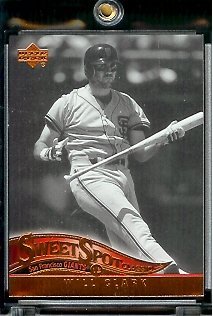 2005 Upper Deck Sweet Spot Classic Baseball Card #96 Will Clark San Francisco Giants - Mint Condition - In Protective Display Case !