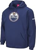 Edmonton Oilers Reebok Playbook Blue Hooded Sweatshirt