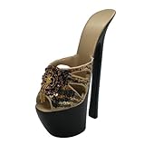 Animal Print Shoe - Brush Holder / Organizer - Brown Sequins Animal Print Shoe - Brush Holder / Organizer - Brown Sequins