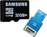 Samsung 32GB 32G MicroSD MicroSDHC Micro SDHC Memory Card with SD Adapter ( ....