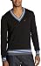 Sean John  Men`s Contrast Tipped V-Neck Sweater