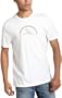 Original Penguin Men's "Fadeout" Circle Logo Tee, Bright White, L