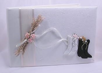 Country Elegance Guest Book, Ivory