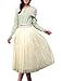 V28 Women 6-layer Mid Tulle Tutu Ballet Ruffle Bridal Petticoat Princess Skirt