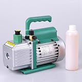 AC Refrigerant Vacuum Pump 3 CFM Single Stage Rotary Vane III