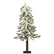 36" Flocked Alpine Pre-Lit Tree