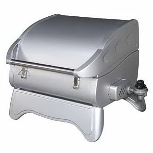 Dansons Little Guy Infrared Portable Propane Gas Grill, Stainless-Steel