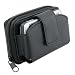BLACK WALLET CELL PHONE CASE FOR SAMSUNG T459 GRAVITY