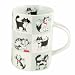 Price and Kensington Chequered Mug, Cats