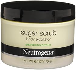 Neutrogena Sugar Scrub Body Exfoliator, Energizing Citrus, 6 Ounce