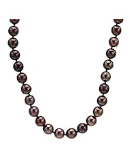 14K Yellow Gold Pearl Ladies Necklace. Length 17.5 in. Total Item weight 23.4 g.