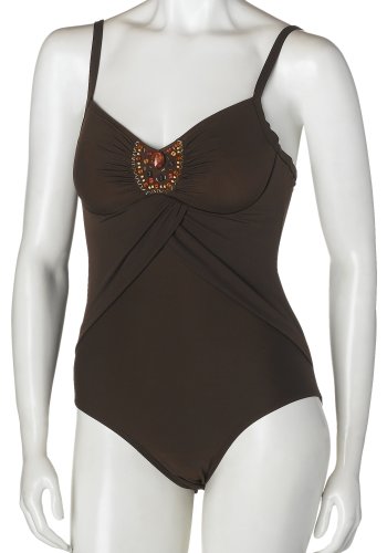 Fantasizer Women's Bath in Spice 1 Piece Camisole Tank Suit