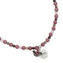 Southwest Spirit Beaded Necklace with Bird and Flower Charms