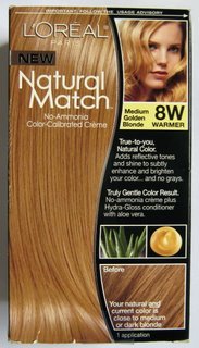 L'Oreal Natural Match Hair Color, 8W Medium Golden Blonde