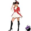 Captain Booty Pirate Costume (Women's Adult Large 8 - 10) (Sexy)