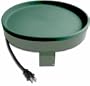 Farm Innovators GBD-60 Heated Birdbath with Deck Mount - Green, 75-Watt