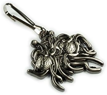 Flying Spaghetti Monster FSM Sculpted Jacket Purse Backpack ZIPPER PULL CLIP