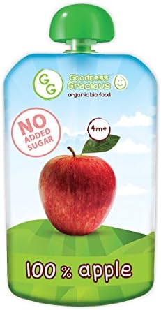 Goodness Gracious 8 Gourdes de Purée Bio de Pomme 100 g