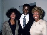 Singer Whitney Houston with Brother and Mom, Cissy Premium Photographic Poster Print, 40x30