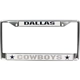 Dallas Cowboys Chrome License Plate Frame