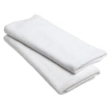 DII Terry Microfiber Dishtowel Set of 2, White