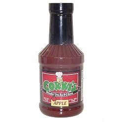 Corky's Memphis' Own Bar B Q Sauce * New Apple Flavor Barbecue Sauce * Net Weight 16 oz