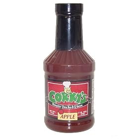 Corky's Memphis' Own Bar B Q Sauce * New Apple Flavor Barbecue Sauce * Net Weight 16 oz