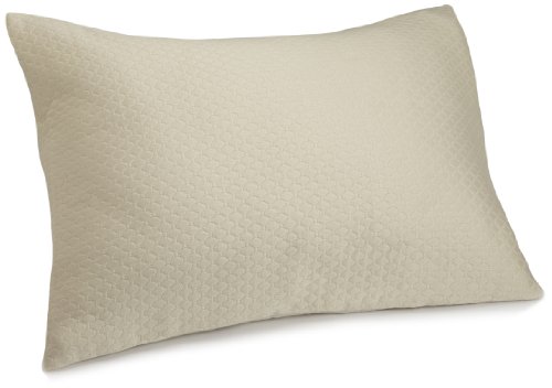 Calvin Klein Poppy Oval Bands Standard Sham, Bisque