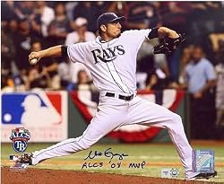 Matt Garza Autographed / Signed ALCS vs Red Sox 8x10 Photo
