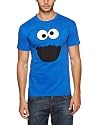 Sesame Street Monster Face  Mens T-Shirt