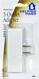 Faucet Queen 85011 WHT 3 Outlet Adapter - White - Case of 6