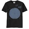Star Wars Solve the Death Star Adult Black T-Shirt Previews Exclusive