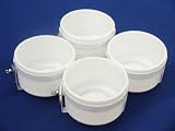 Brand New Lot of Four 5 Feeder Water Cup Bowl w/Holder