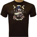 Coyote and Roses Tattoo T-shirt, Tattoo T-shirts, Old School Vintage Tattoo T-shirt