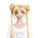 SureWells Kost¨¹m Per¨¹cken Sailor Moon Lange Blonde Per¨¹cken Cosplay Per¨¹cken Party Per¨