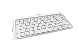 OrientEX Slim Bluetooth Wireless Keyboard for iPad 2 / iPad 3 / iPhone 4.0 OS / PC/ Symbian Smartphone / HTPC - White