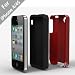 Acase(TM) iPhone 4 and 4S Superleggera PRO Dual Layer Protection (Red/Black) case (Fits AT&T, Sprint and Verizon iPhone 4 and 4S)