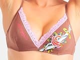 ED HARDY #2006 LACE BRA BR SWORD ROSE