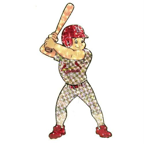 Scottish Christmas St. Louis Cardinals Animated Lawn Figure