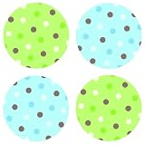 Green Blue Polka Dot Wall Decals Stickers Green Blue Polka Dot Wall Decals Stickers
