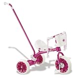 KidCool Trike with Adjustable Push Handle Colour - Pink