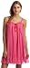 Betsey Johnson Women's Double Layer Tricot Slip,Strawberry Flip,2x