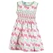 Girls Boutique Anavini Hand Smocked Tulip Dress Image