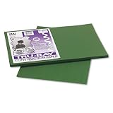 Construction Paper, 12"x18", Dark Green, 50/Pack PAC103053