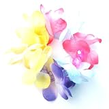 Bright Hawaiian Fabric Flower Hair Band/Elastic IN8929