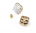 kate spade New York Small Square Opal Galaxy Glitter Stud Earrings on Card Only