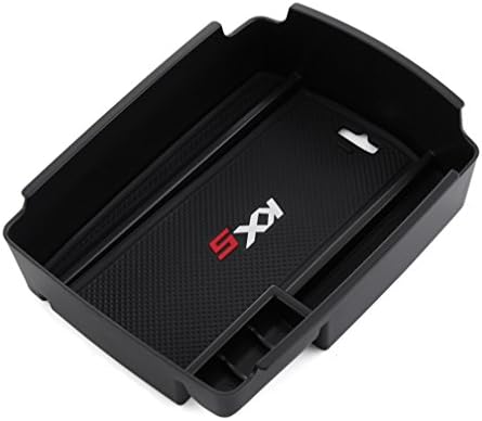 iPerfect Car Armrest Secondary Storage Box Glove Pallet Center Console Tray For Kia Sportage 2017