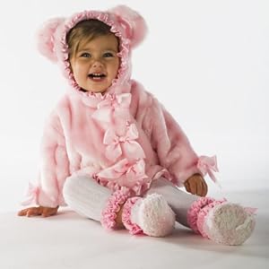 Mud Pie Pink Bear Kimono Coat