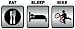 EAT Sleep Bike CAR Decals Stickers Biking Laptop Decals (2 1/2 " X 6 3/4 " Printed/laminated)