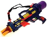 Pump action super shooter water gun with shoulder strap